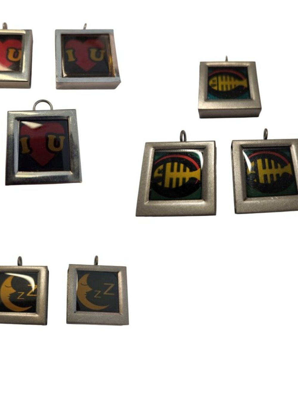 8 Flashing LCD Bag and Backpack Charms From 1990s - See Video